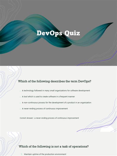 DevOps Quiz .